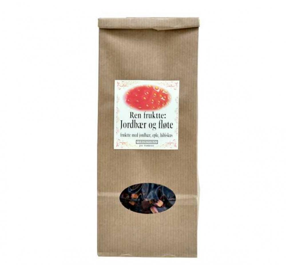 Jordbær- og fløtete (ren fruktte)