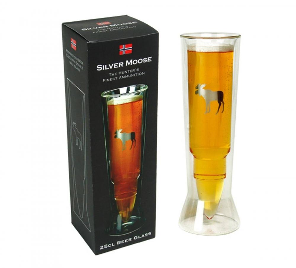 Silver Moose Ølglass