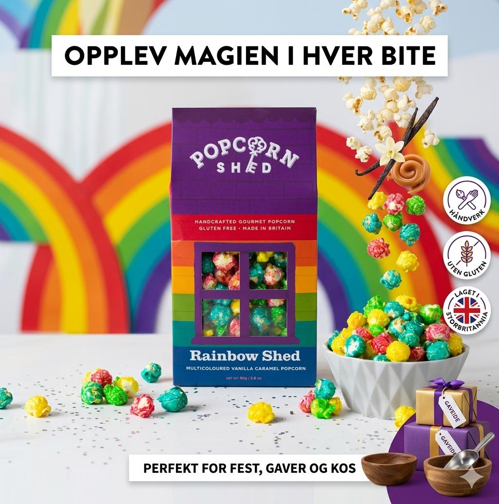 Popcorn Shed Rainbow 80g