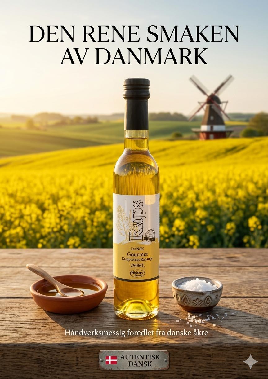 Kaldpresset Rapsolje 250ml