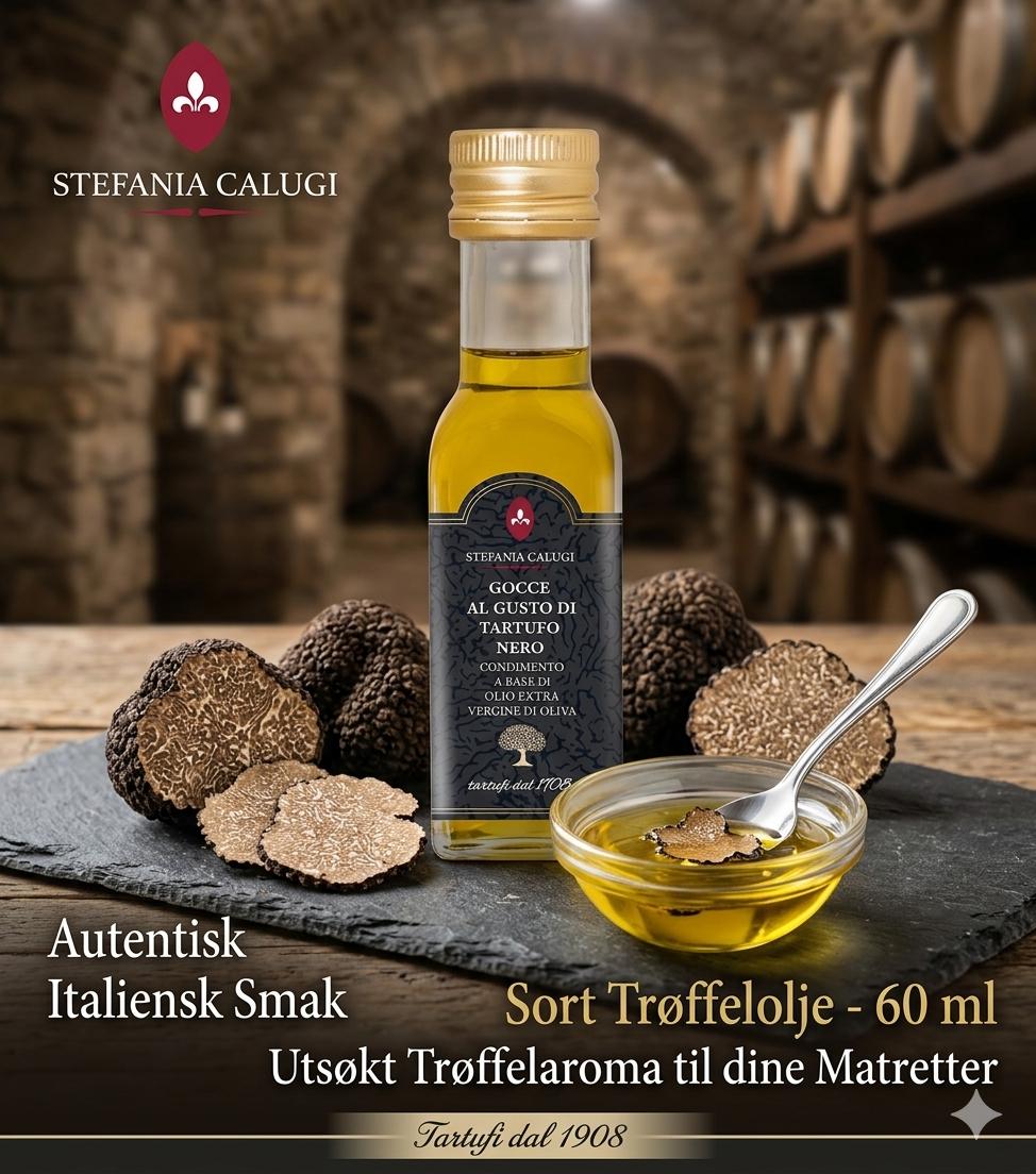 Calugi Sort Trøffelolje 60 ml