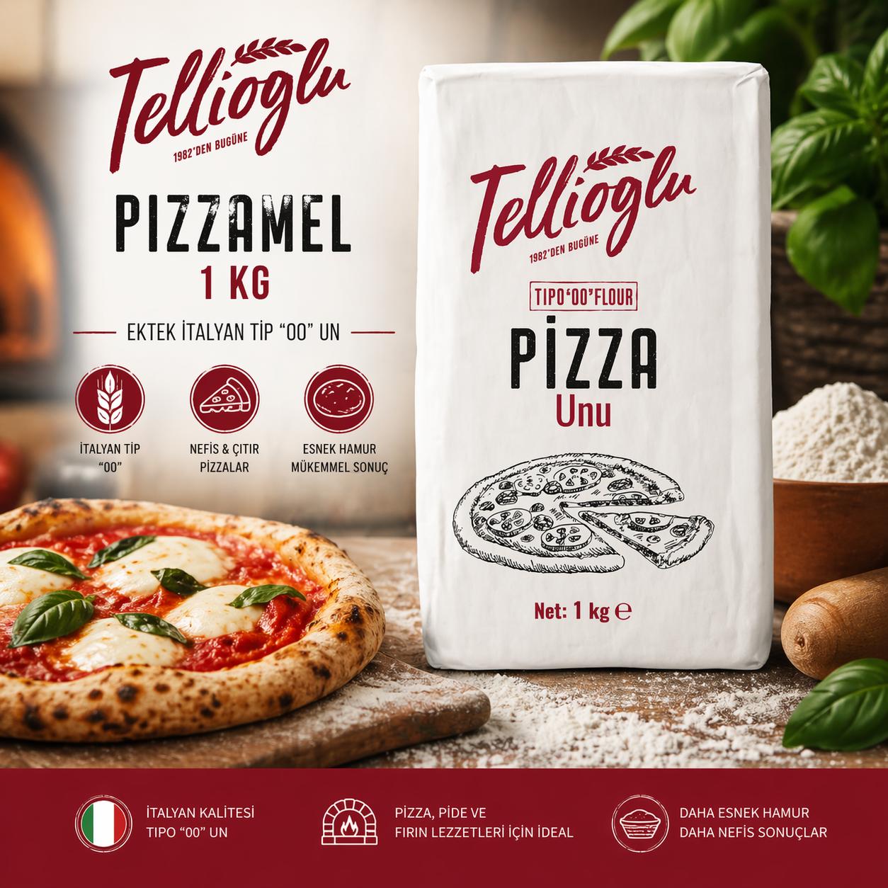 Tellioğlu Pizzamel 1 kg