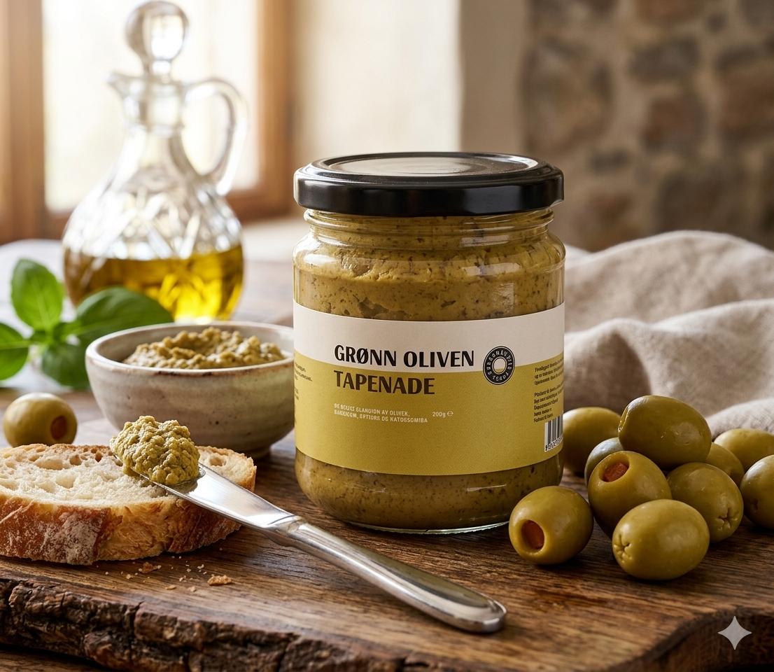Dardanos Fine Foods Grønn Oliventapenade 200g