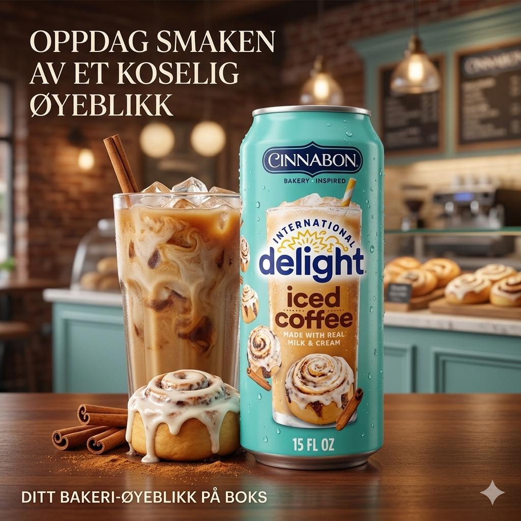 Delight Cinnabon Iced Coffee 443ml